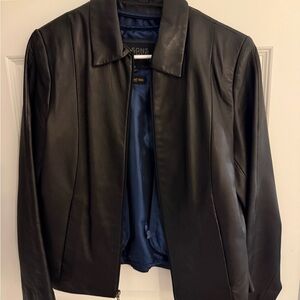 Vintage Wilson’s Leather  Black Jacket with zip out thinsulate vest